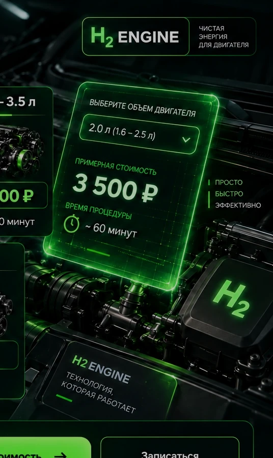 Расчёт стоимости H2ENGINE