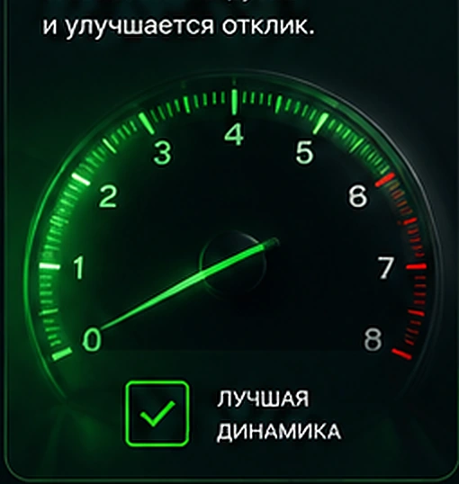 Результат водородной очистки двигателя